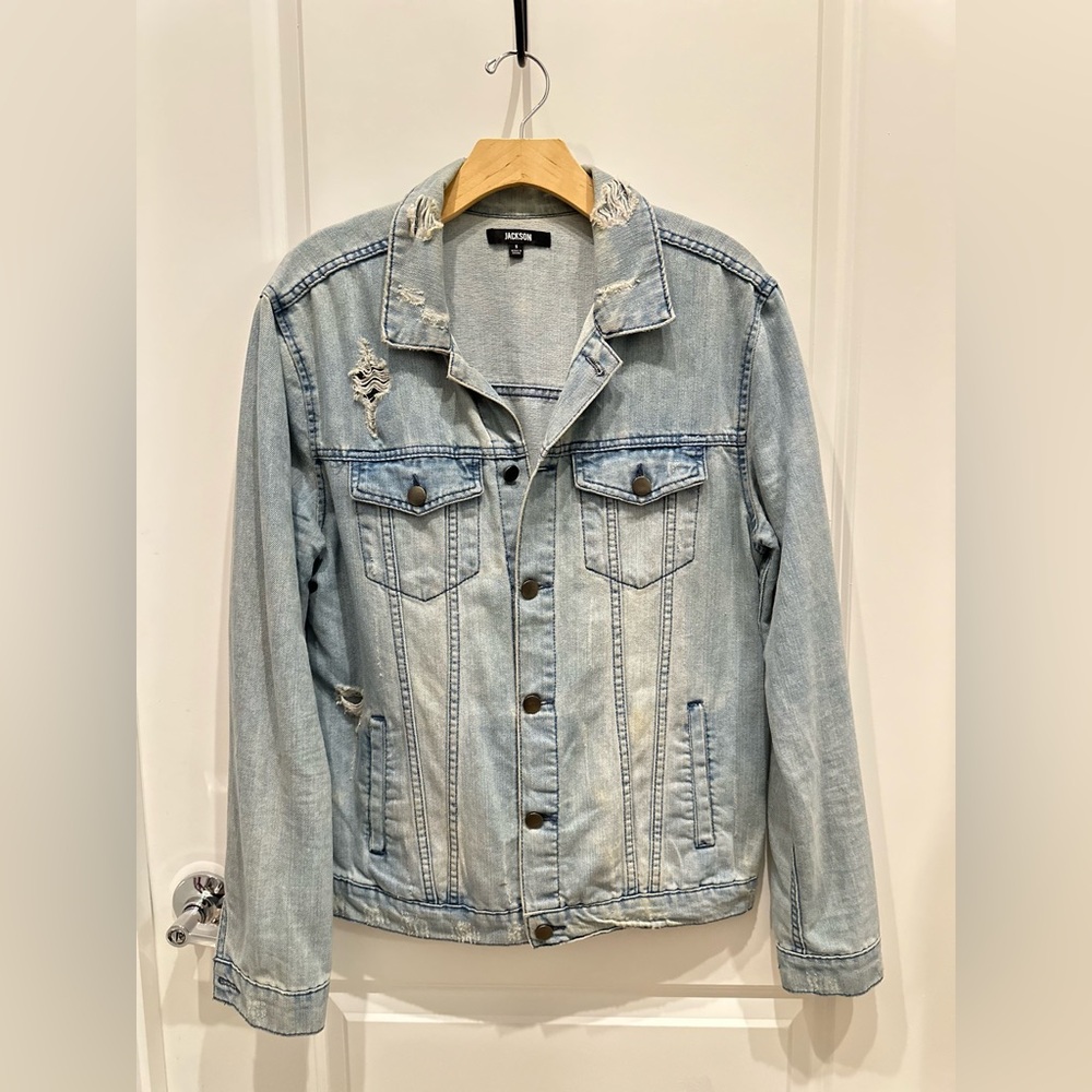 Jackson Brand (Target) Distressed Denim Jacket
